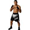 FIGHT-FIT - Box Shorts / Boxing / Schwarz-Weiss