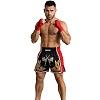 FIGHTERS - Thaibox Shorts / Elite Fighters / Schwarz-Rot