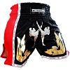 FIGHTERS - Thaibox Shorts / Elite Fighters / Schwarz-Rot / Large