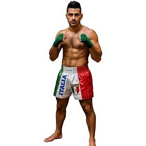 FIGHT-FIT - Muay Thai Shorts / Italien / Stemma / Large