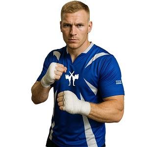 FIGHTERS - Kick-Boxing Shirt / Competition / Blau / XL