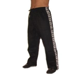 FIGHT-FIT - Baumwoll Hosen / Schwarz / 200 cm / XXL