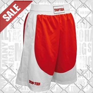 Top Ten - Men Boxing Short / Rot-Weiss / XL